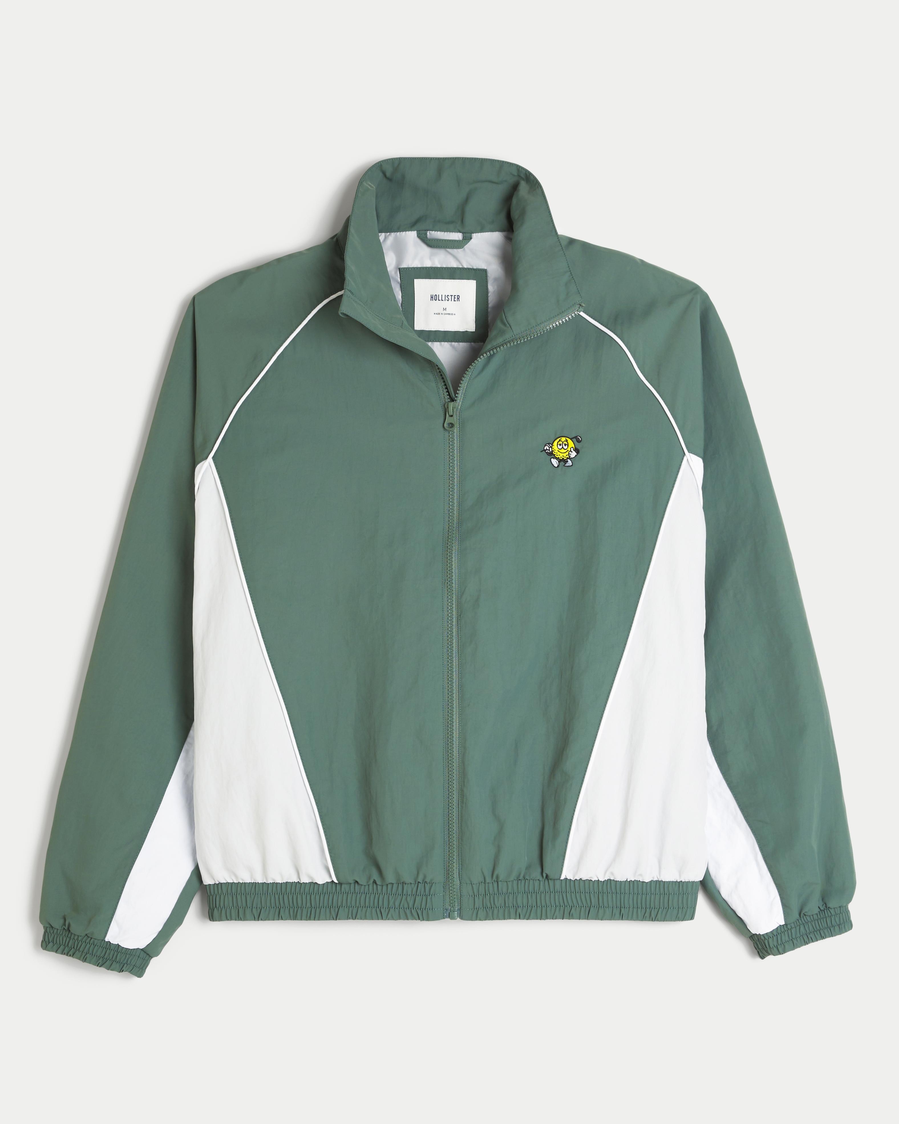 Zip-Up Windbreaker Jacket Product Image