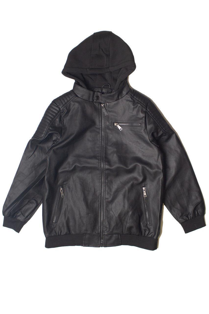 Hooded Moto Jacket Product Image