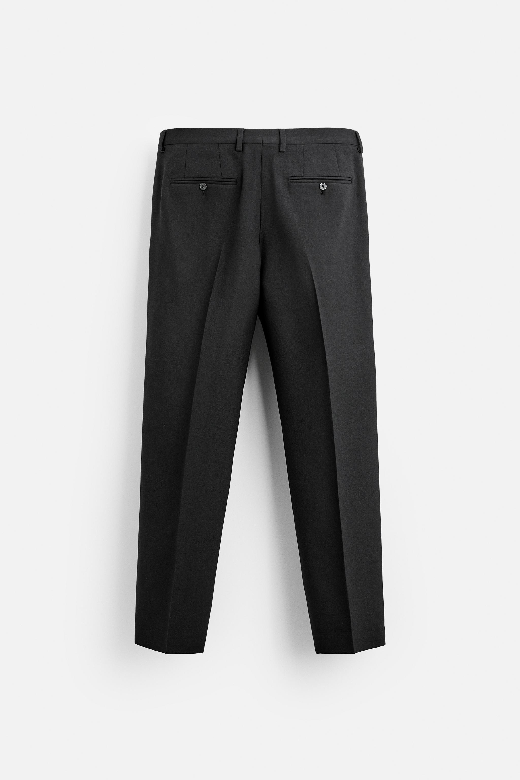 WOOL BLEND SUIT PANTS Product Image