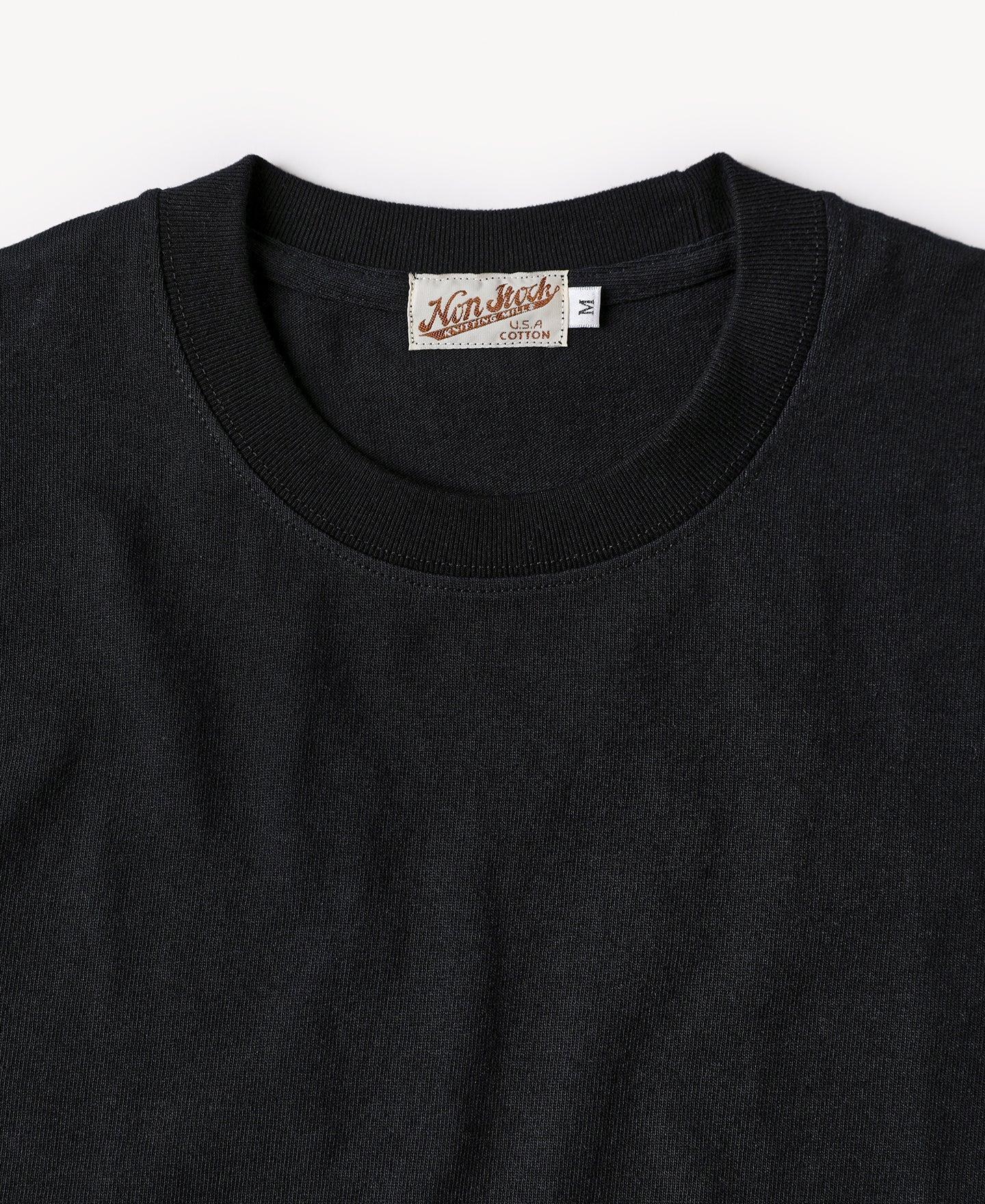 9 oz US Cotton Tubular T-Shirt - Black Product Image