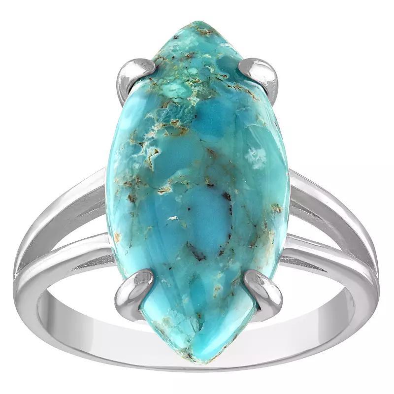 Designs by Gioelli Sterling Silver Copper Turquoise Ring, Womens Product Image