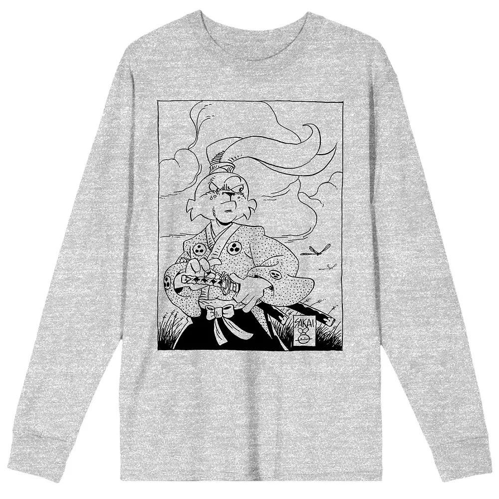 Men's Usagi Yojimbo Miyamoto Usagi Long Sleeve Graphic Tee,  Product Image