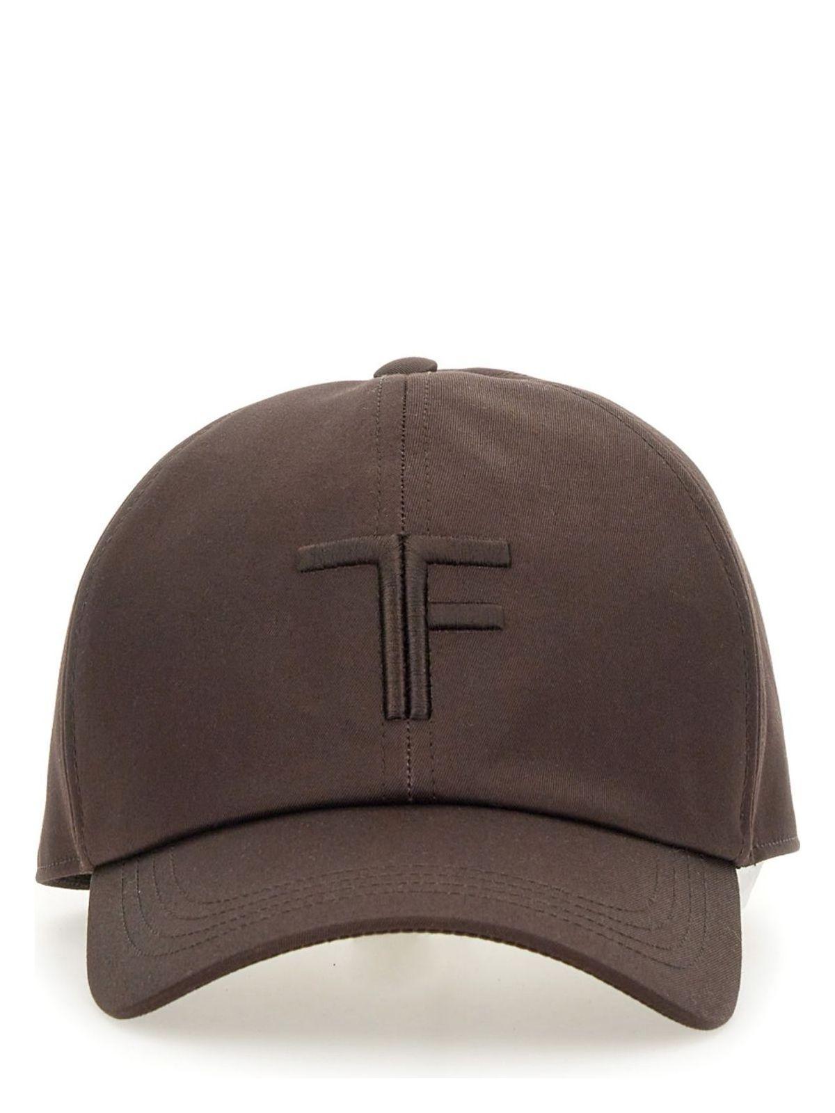 TOM FORD Baseball Hat With Logo In Brown Product Image