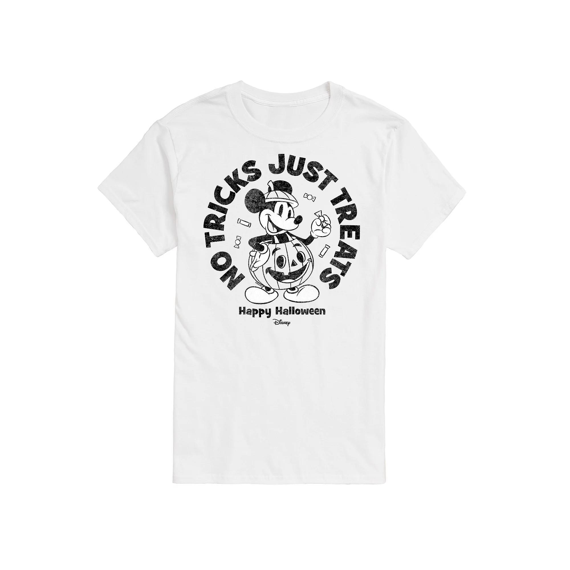 Disney's Mickey Mouse Men's No Tricks Just Treats Graphic Tee,  Product Image