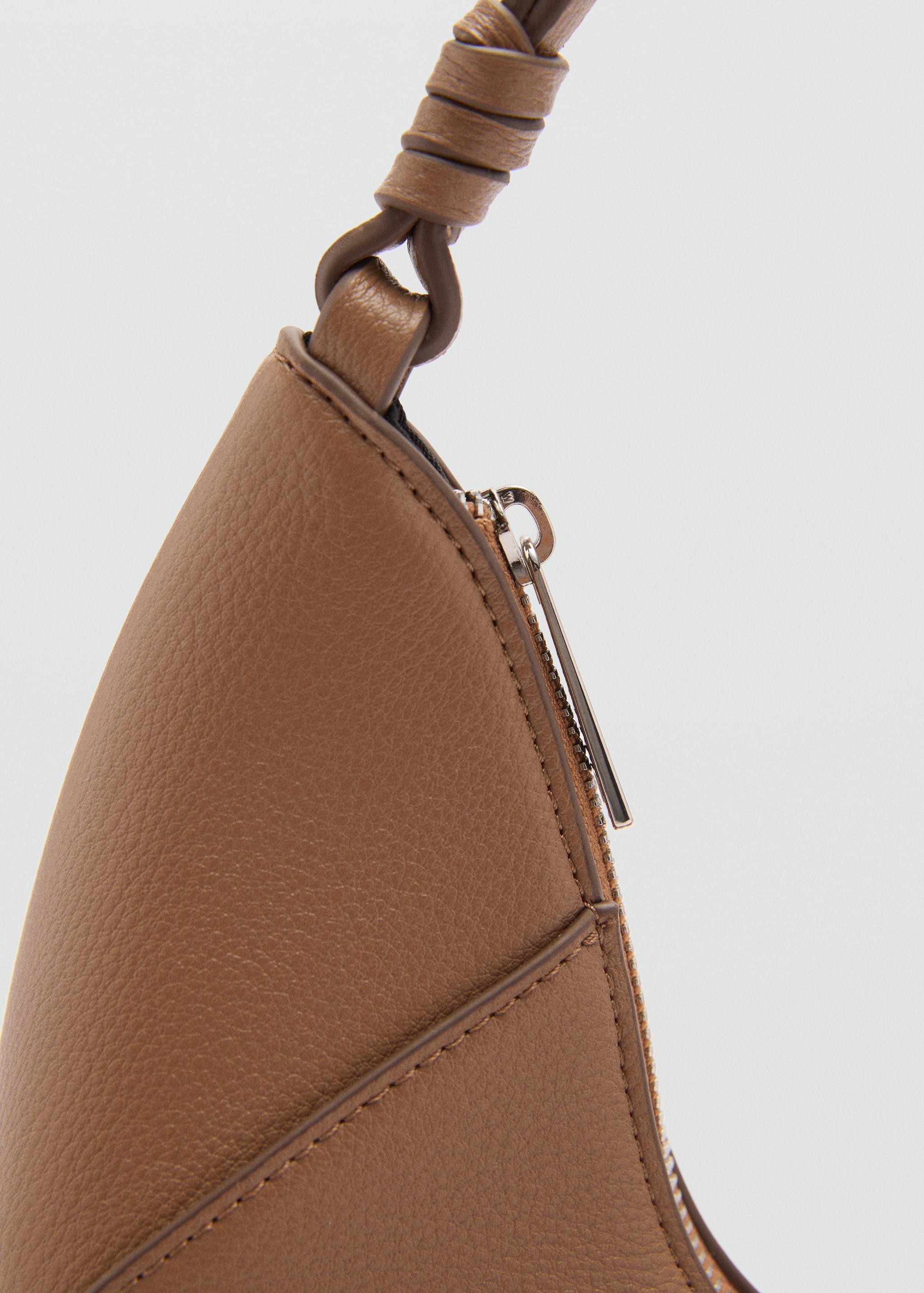 Leather-effect shoulder bag - Women | MANGO USA Product Image