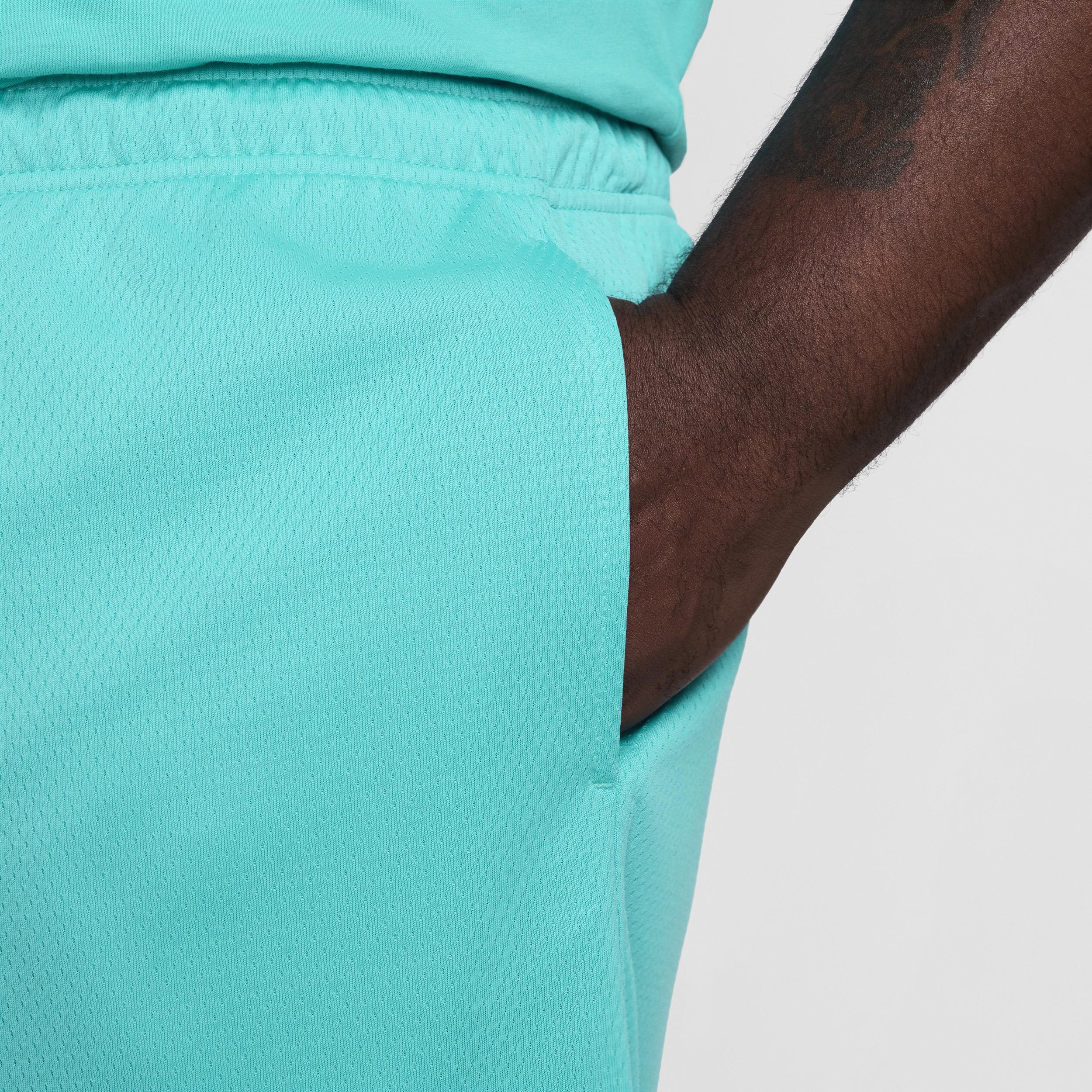 Nike Mens Nike Club Flow Mesh Shorts - Mens Dusty Cactus/White Product Image