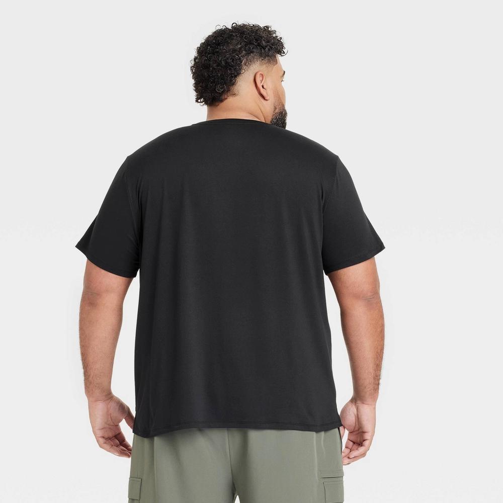 Mens Short Sleeve Performance T-Shirt - All In Motion Black XXL Product Image