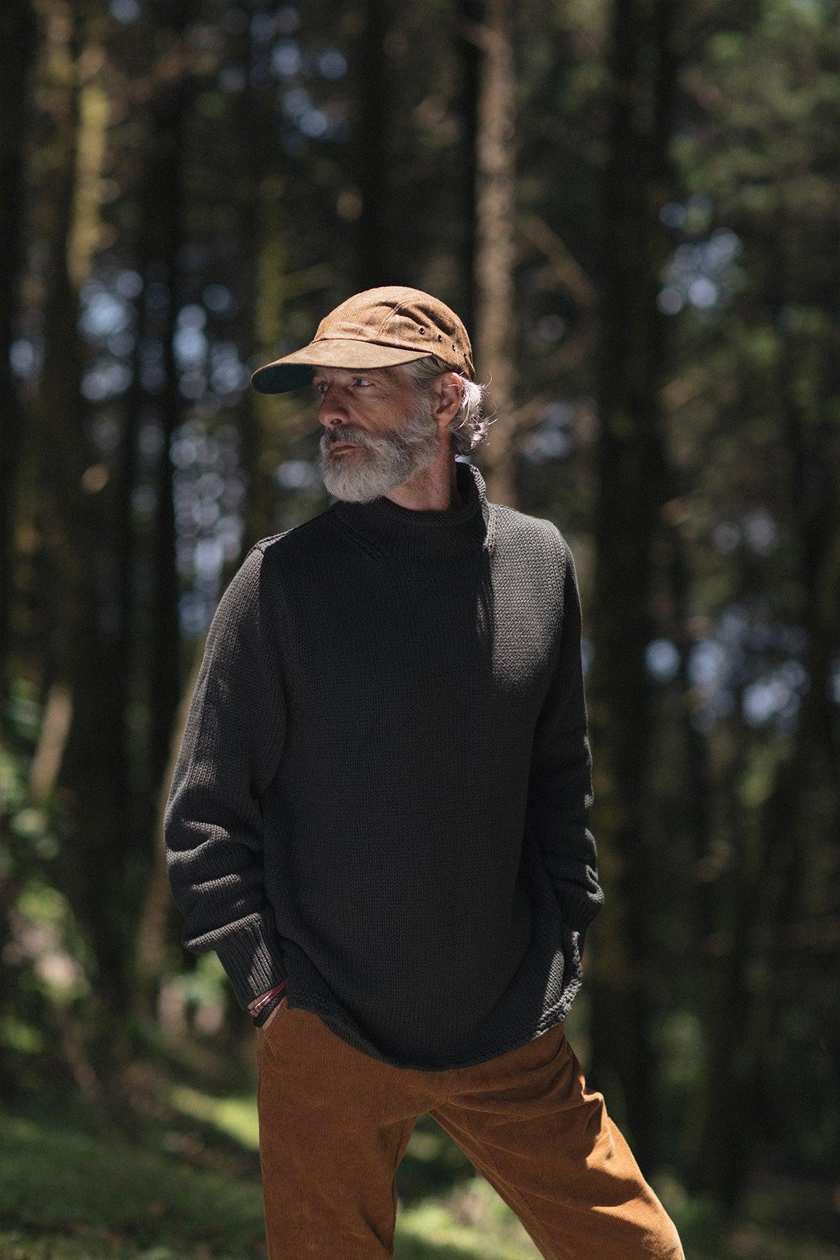 Fisherman's Sweater in Olive Product Image