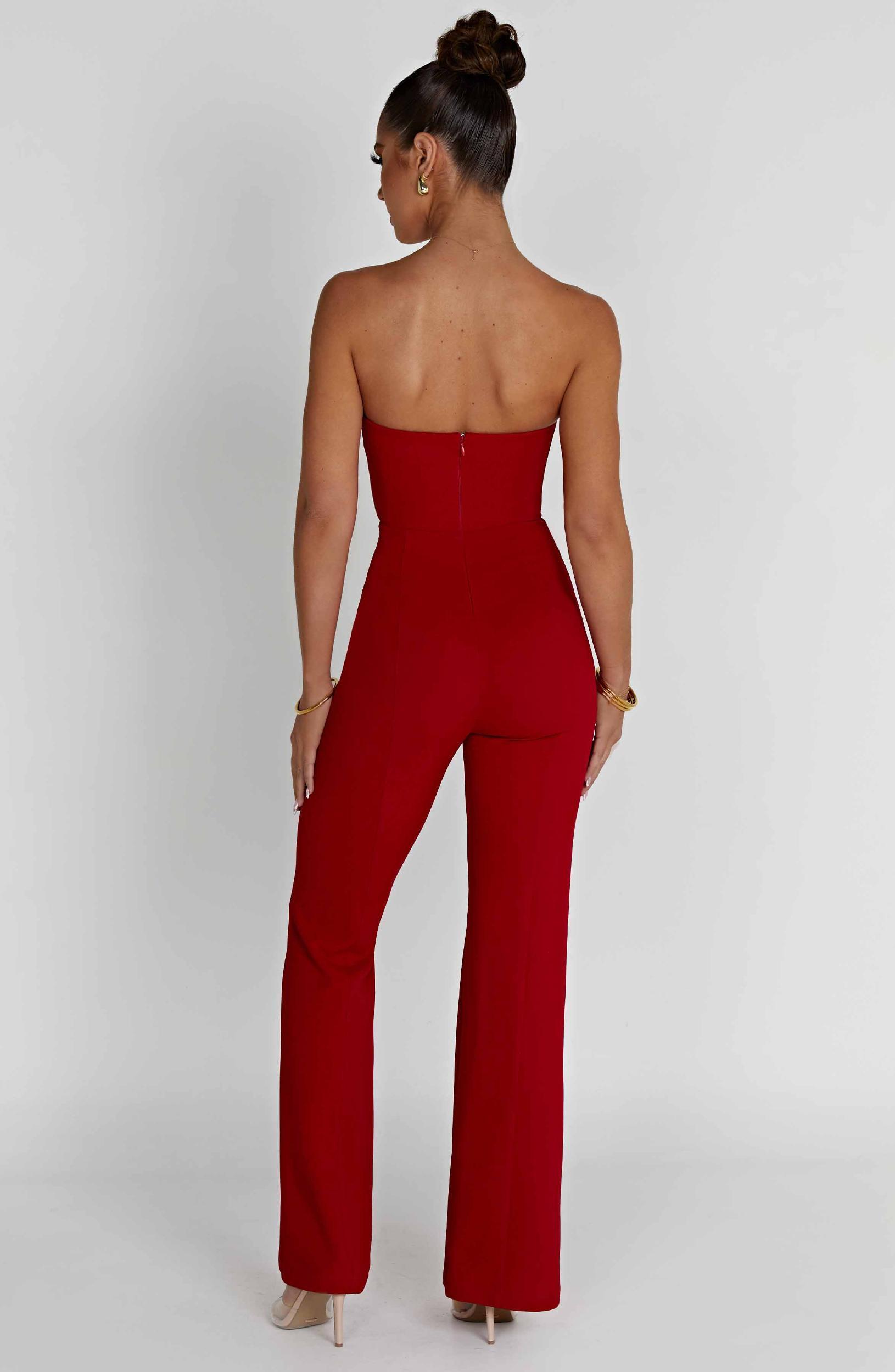 Jordi Jumpsuit - Red Product Image