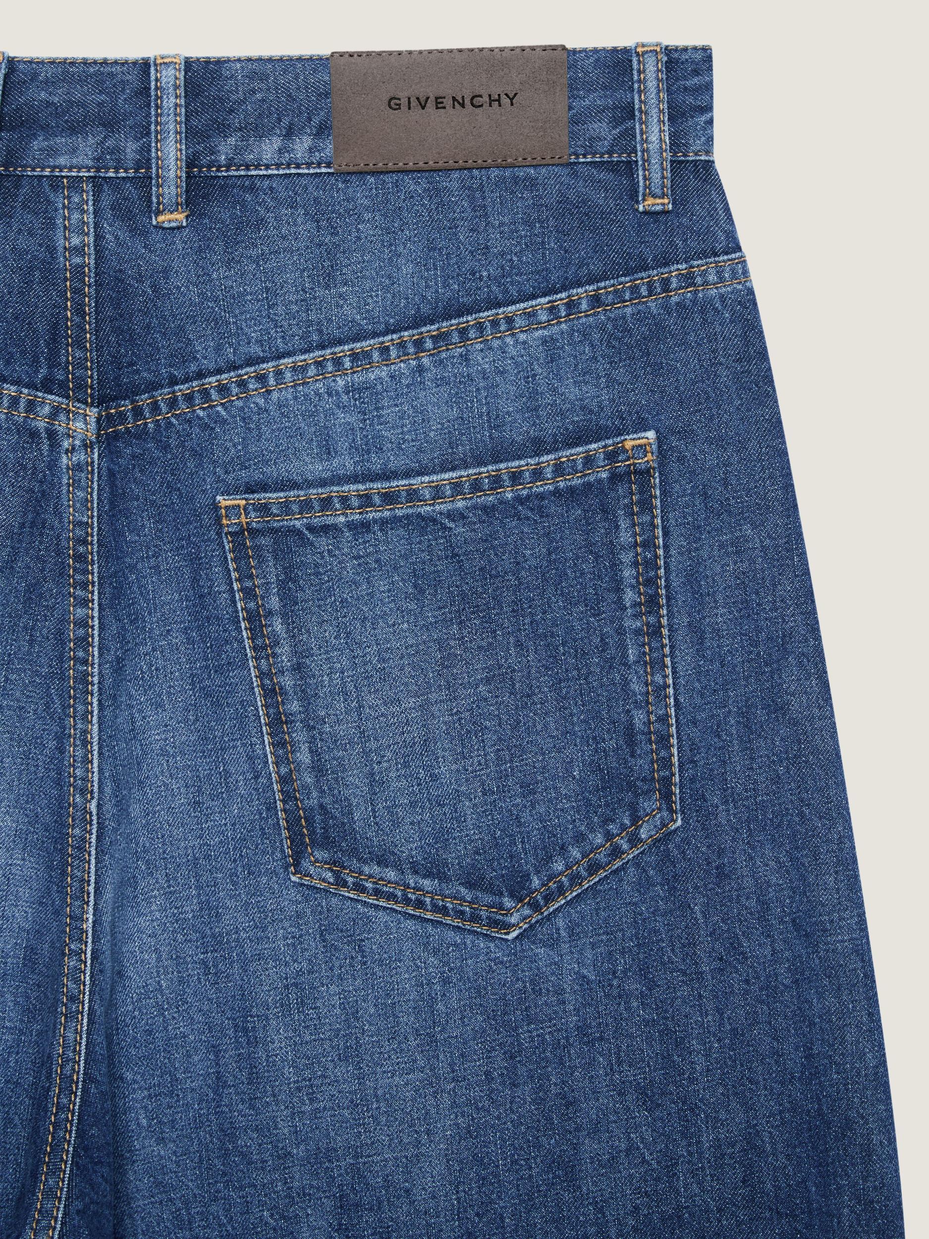 Couture Seam washed jeans Product Image