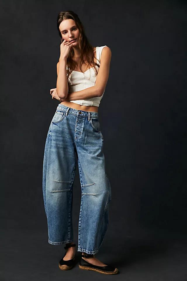 We The Free Good Luck Mid-Rise Barrel Jeans Product Image