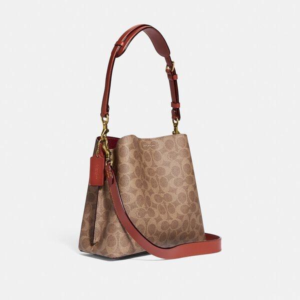 COACH Willow Bucket Bag In Brown Product Image