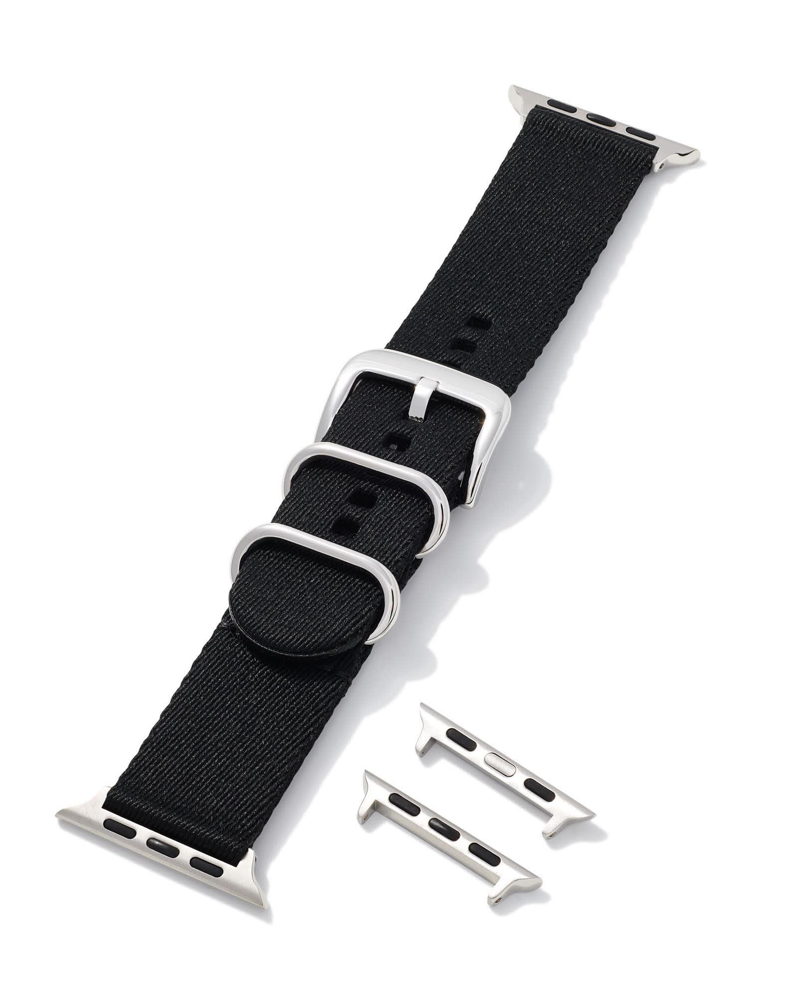 Kenneth Nylon Watch Band in Black Product Image