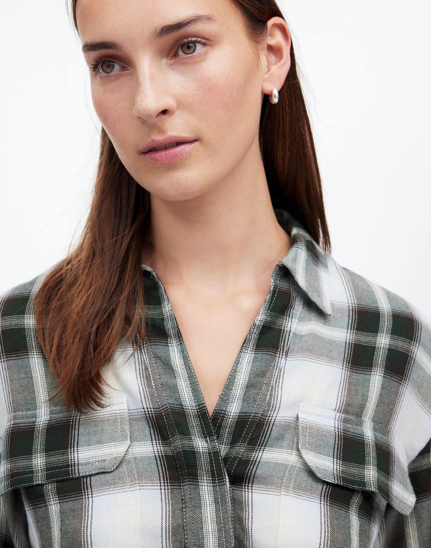 Popover Shirt in Plaid Product Image