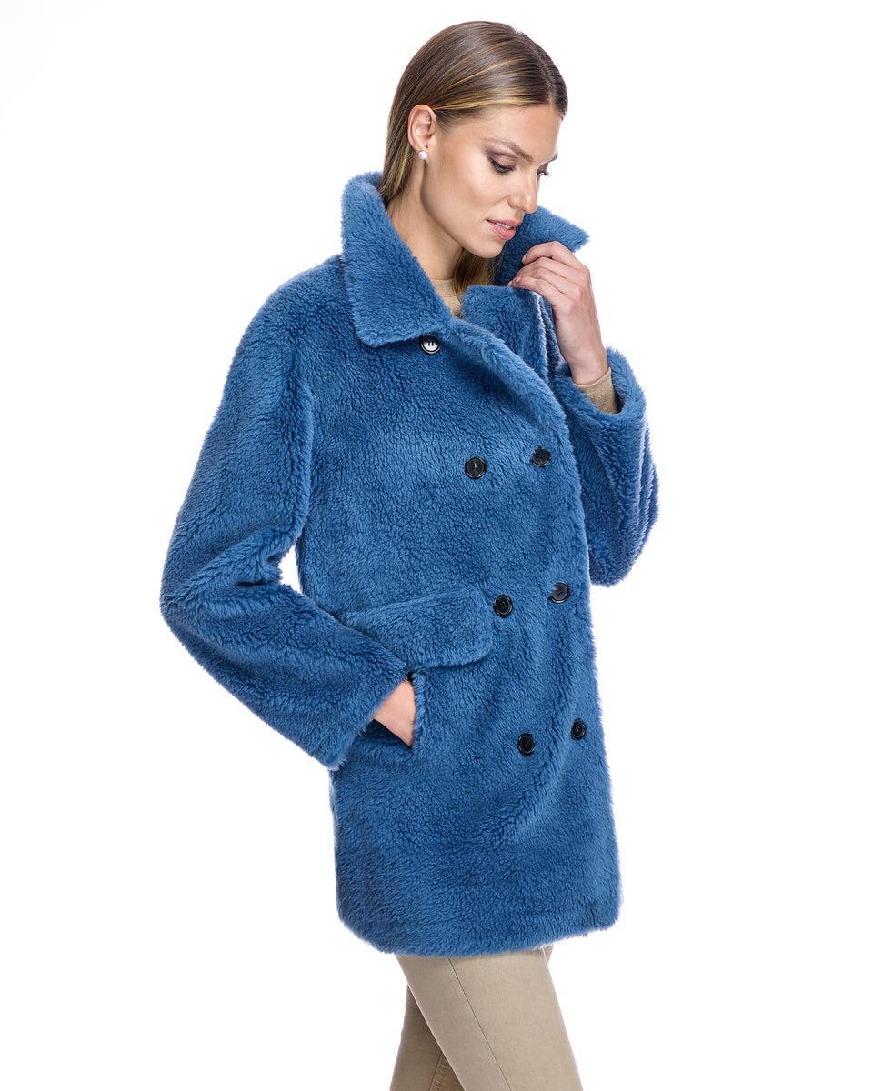 Lamb's Wool Pea Coat-Maximilian Product Image