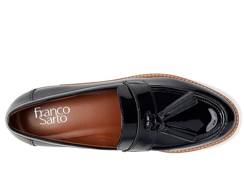 Franco Sarto Carolynn Patent Tassel Lug Sole Platform Loafers Product Image