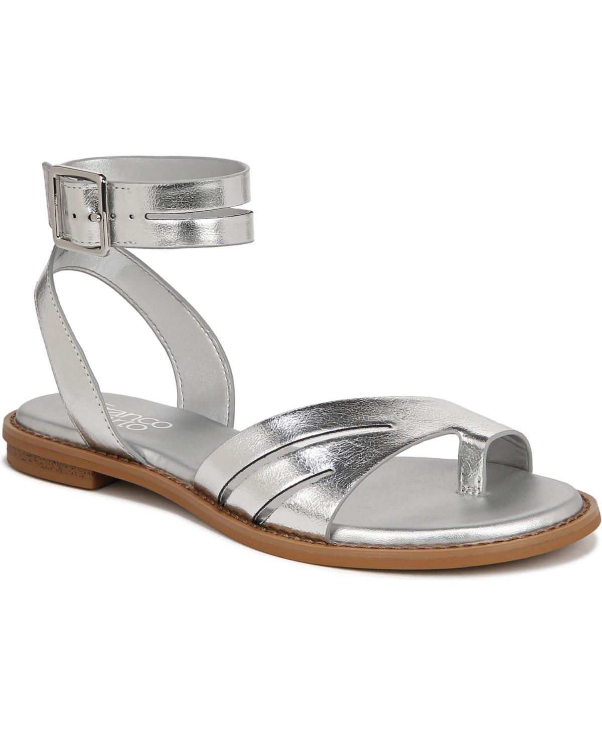 Franco Sarto Womens Greene Toe Loop Ankle Strap Sandals Product Image