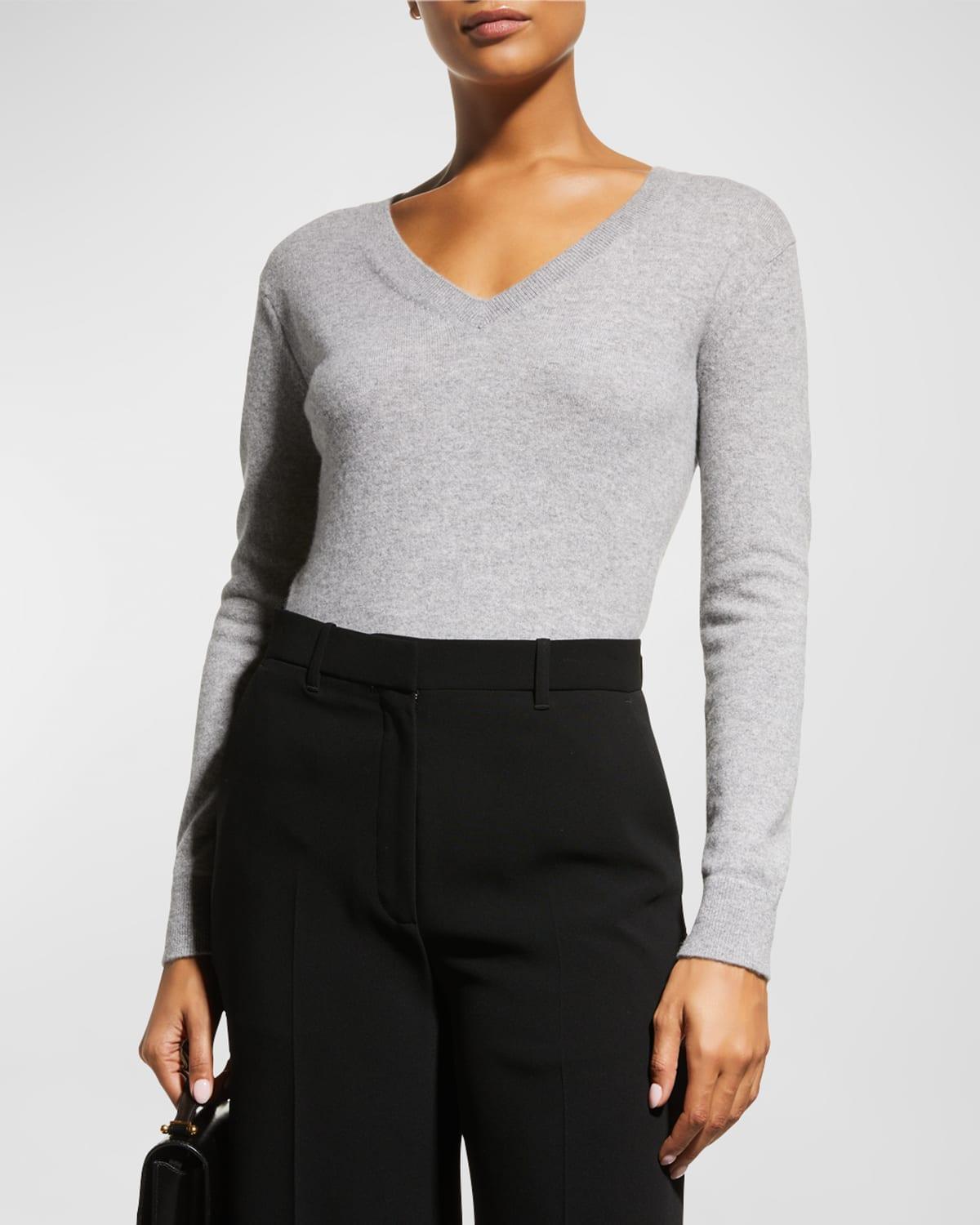 Weekend V-Neck Cashmere Pullover Sweater Product Image