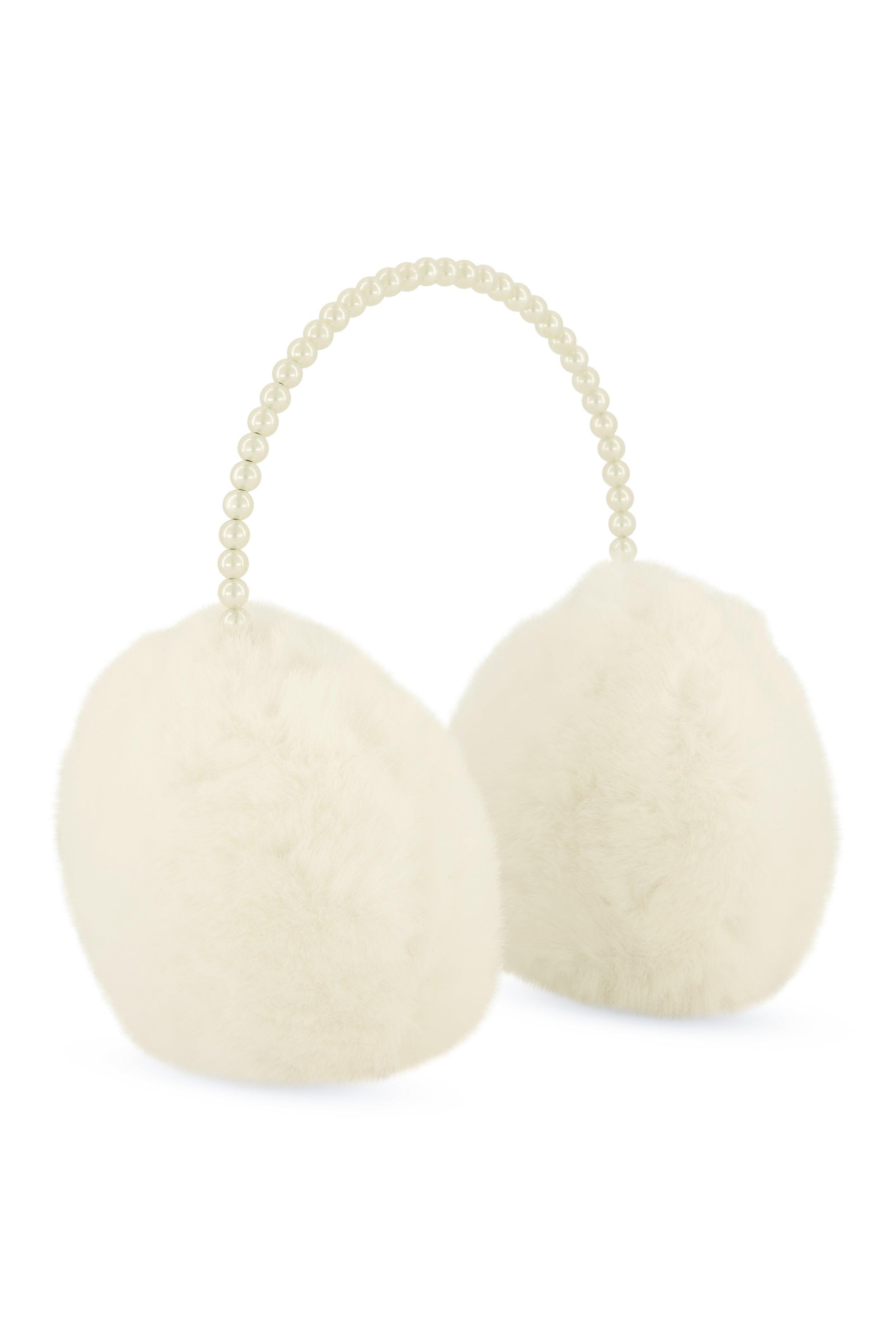 Womens Faux Pearl Earmuffs Product Image