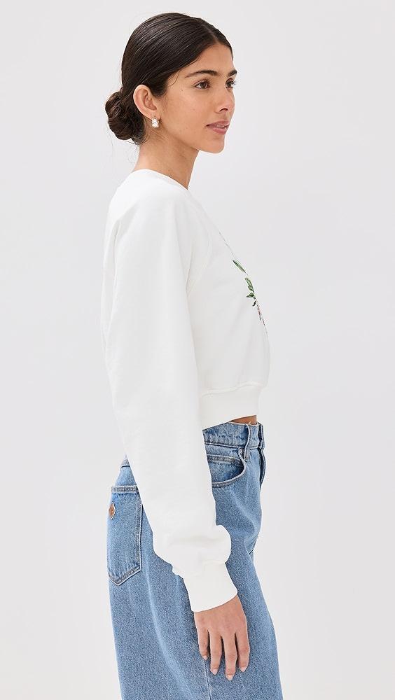 Casablanca Appartement Dans Les Airs Cropped Sweatshirt | Shopbop Product Image