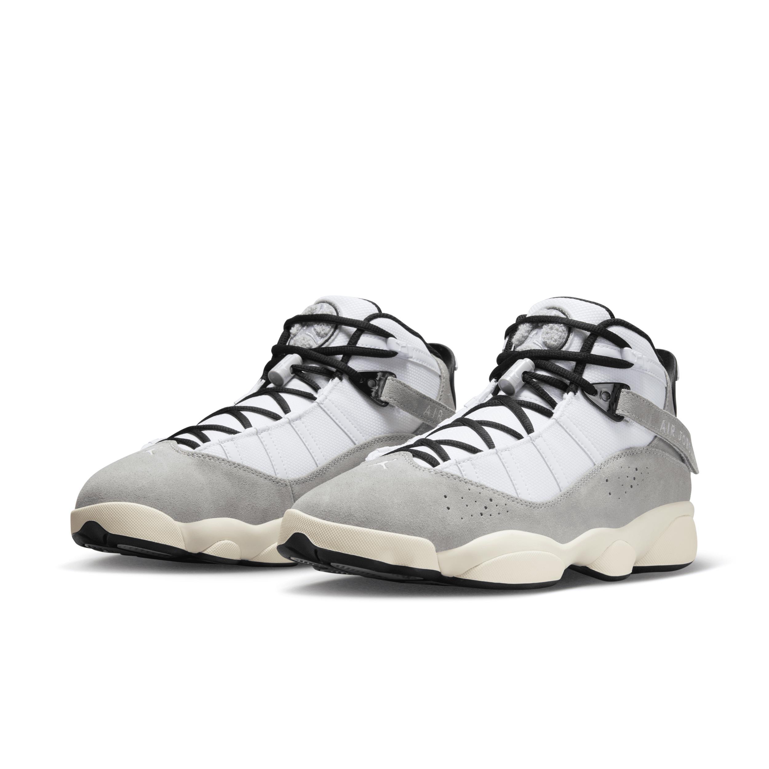 Jordan Mens 6 Rings - Shoes Beige/Black/White Product Image