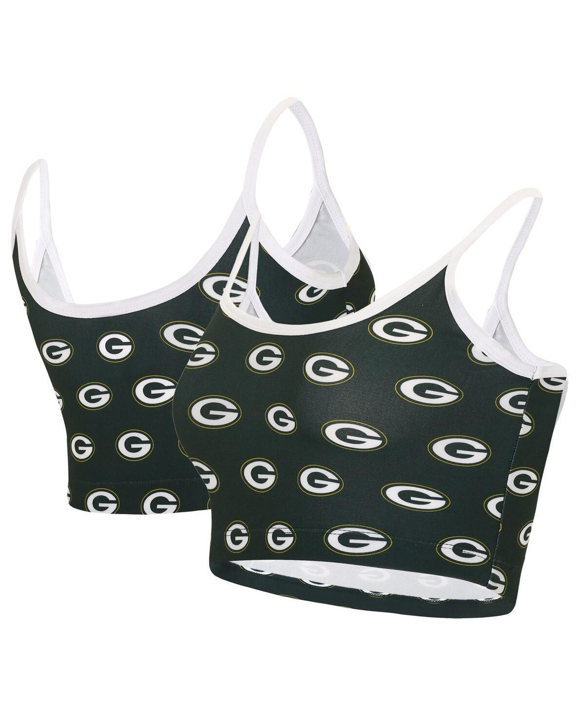 Womens Concepts Sport Bay Packers Gauge Lounge Bralette Product Image