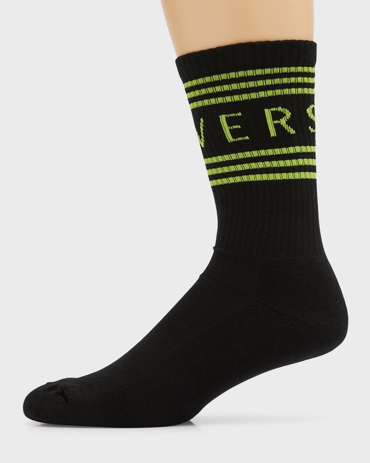 Men's Athletic Logo Crew Socks Product Image