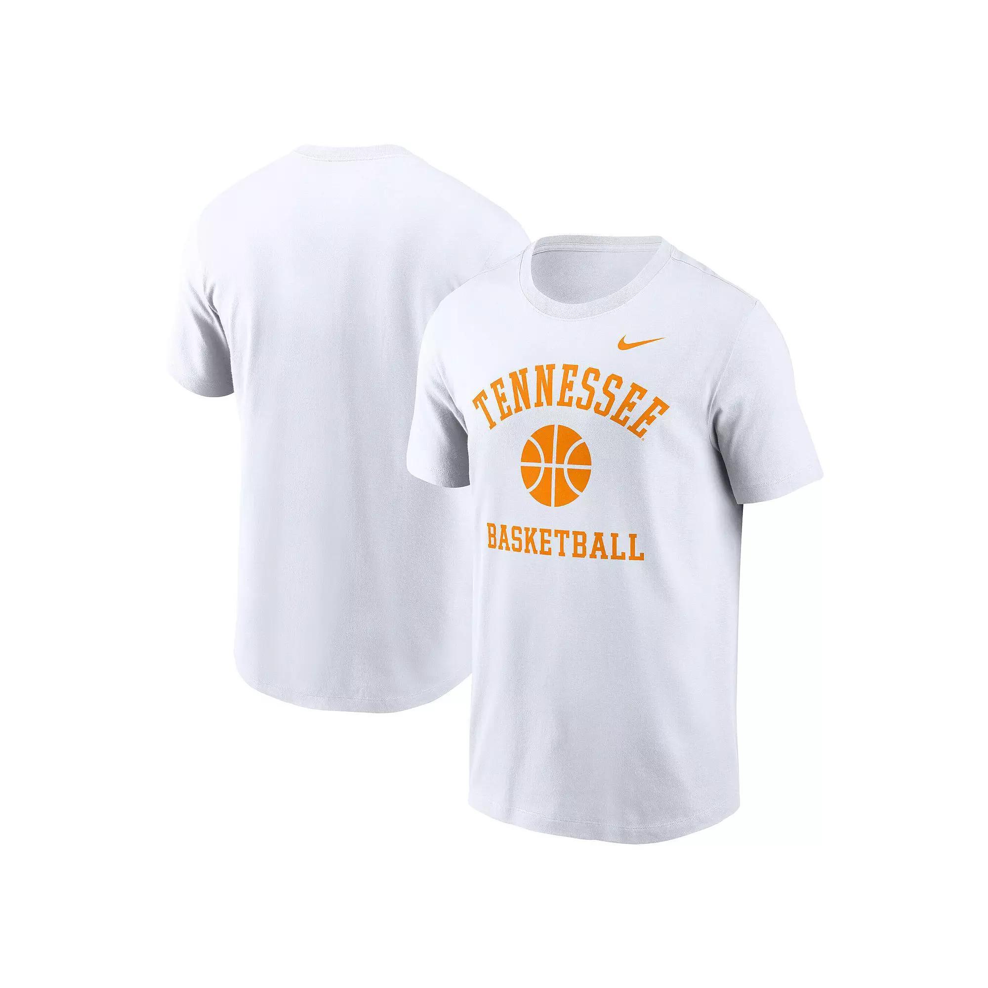Men's Nike White Tennessee Volunteers Basketball Icon T-Shirt,  Product Image