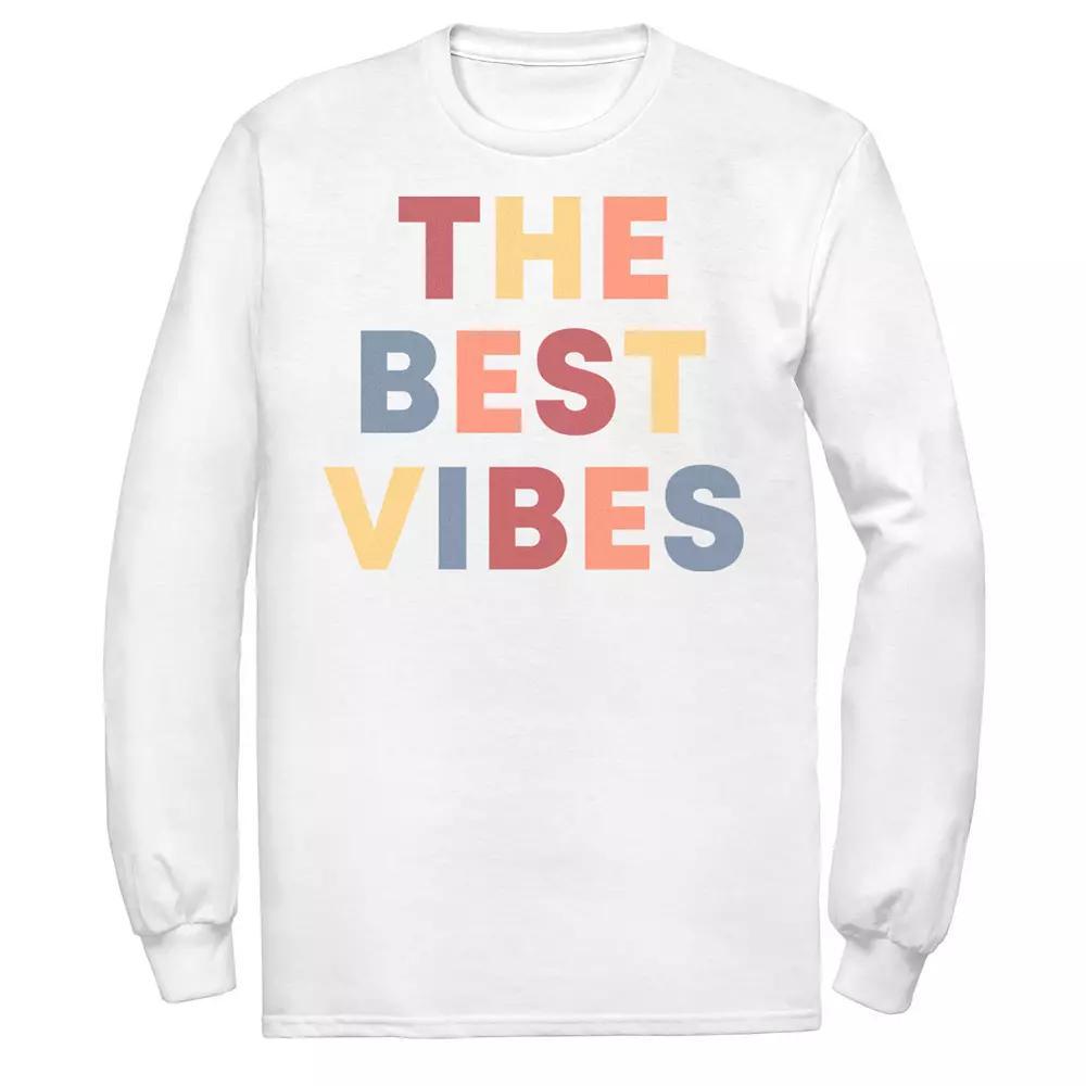 Men's Fifth Sun "The Best Vibes" Colorful Tee, Size: XXL, White Product Image