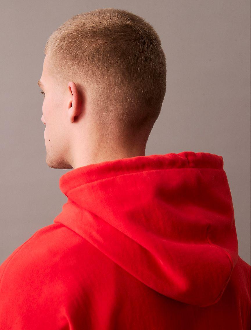 Cotton Blend Terry Relaxed Hoodie Product Image