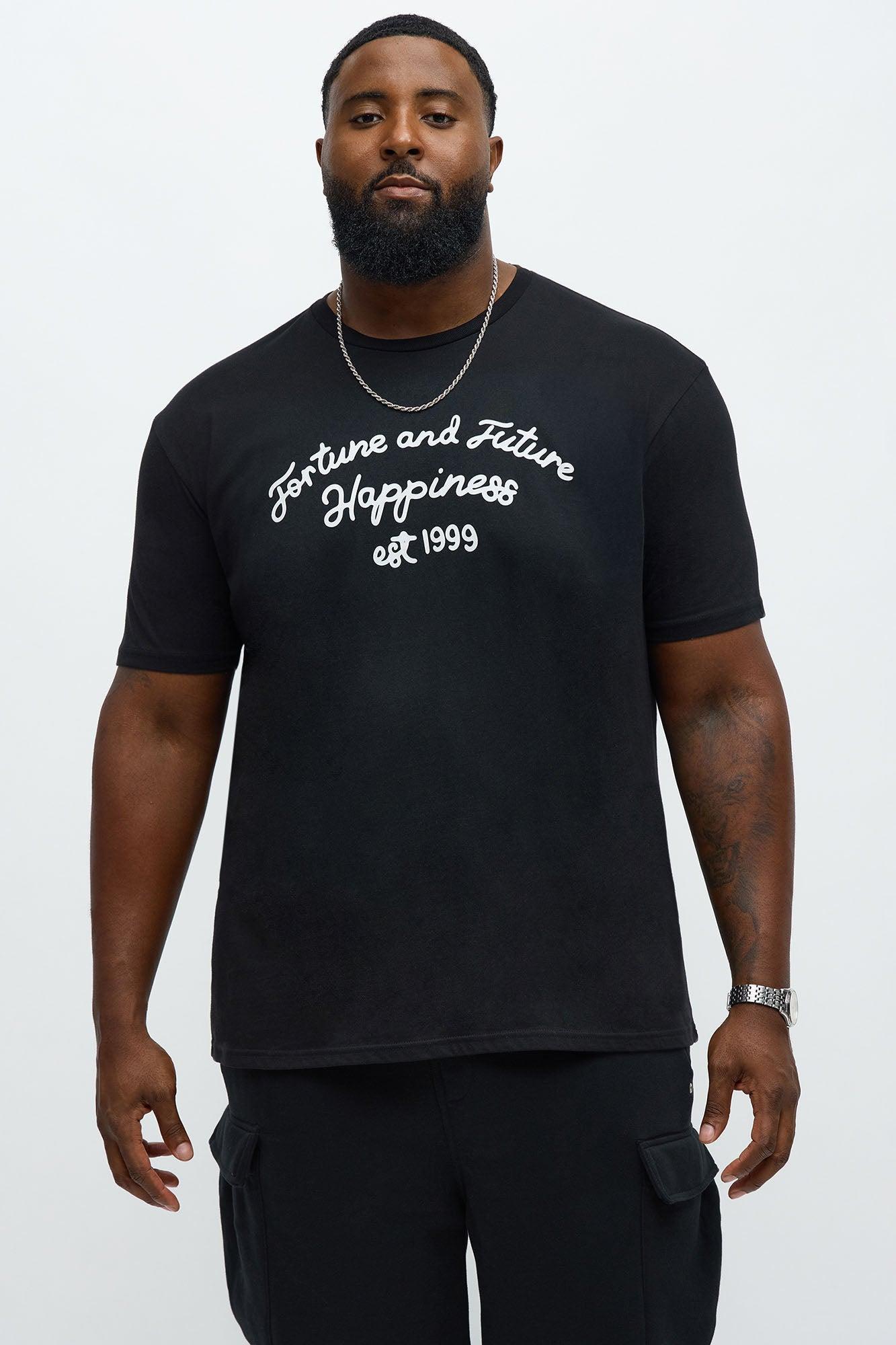 Fortune And Future Short Sleeve Tee - Black Male Product Image