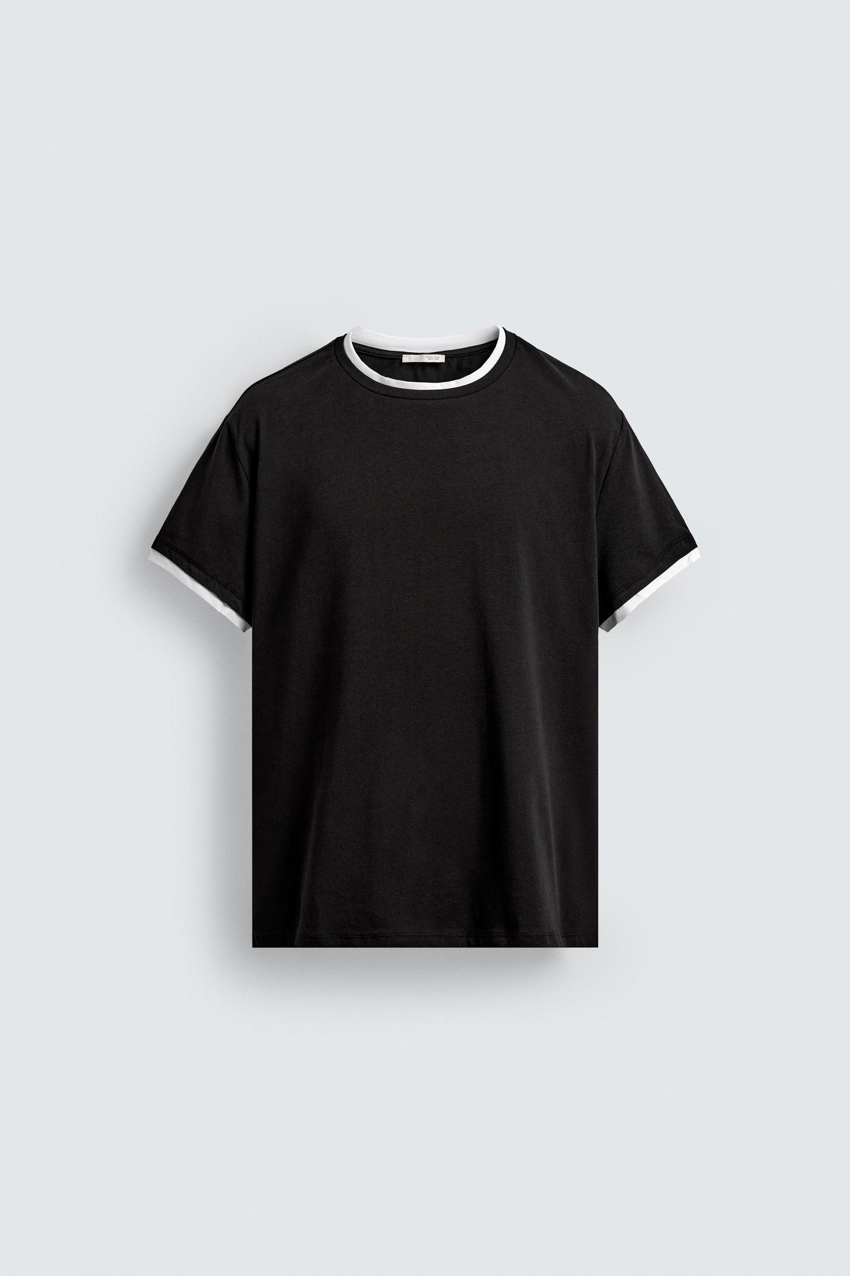 CONTRAST TRIM T-SHIRT Product Image