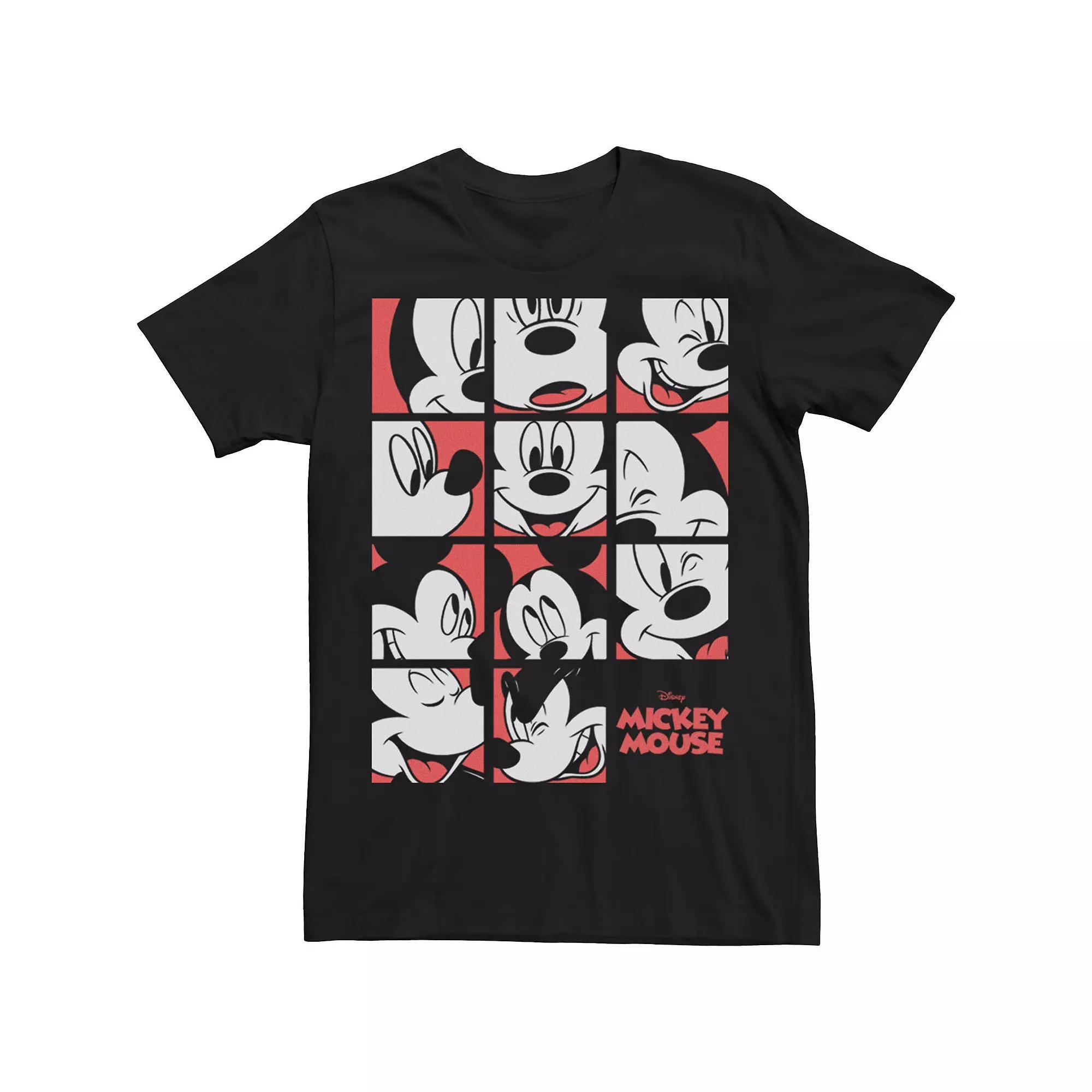 Disney's Mickey And Friends Mickey Mouse Men's Expressions Boxes Tee,  Product Image