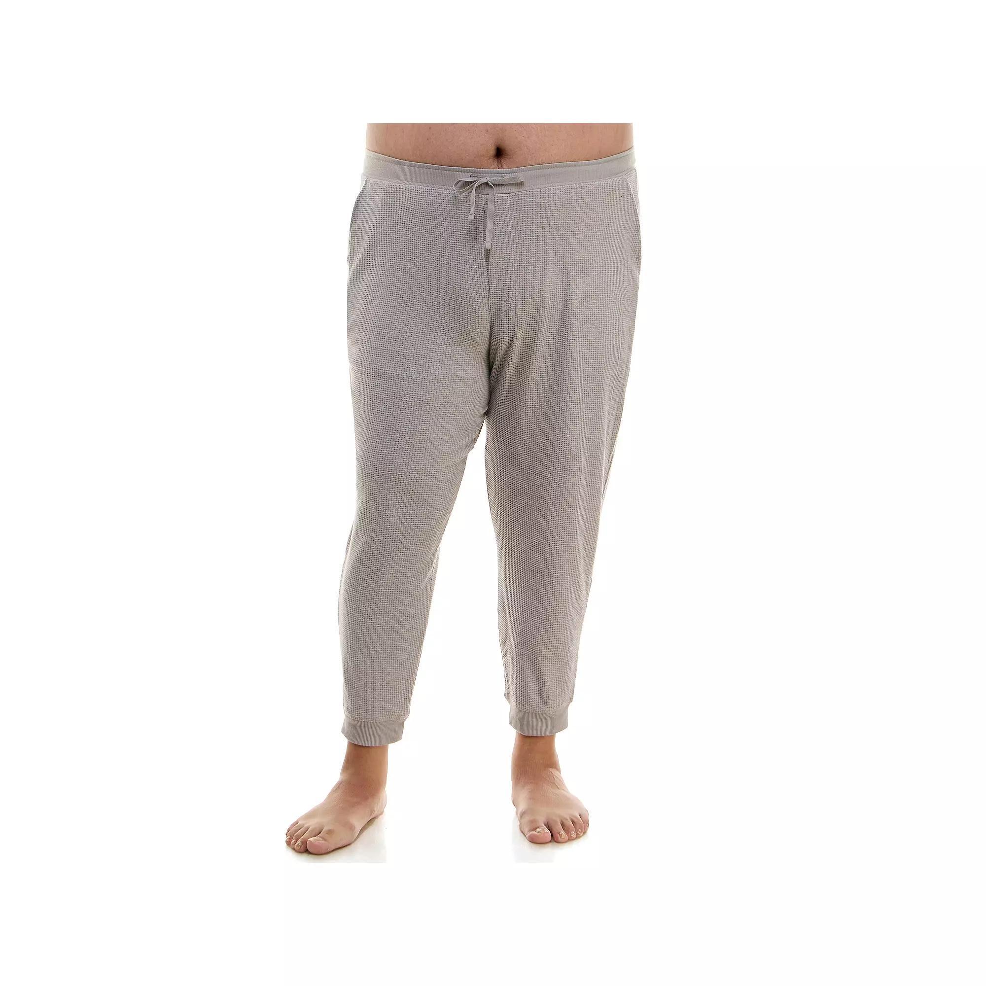 Big & Tall Sonoma Goods For Life® Supersoft Waffle Banded Bottom Pajama Pants, Men's, Size: 4XB, Dark Grey Product Image