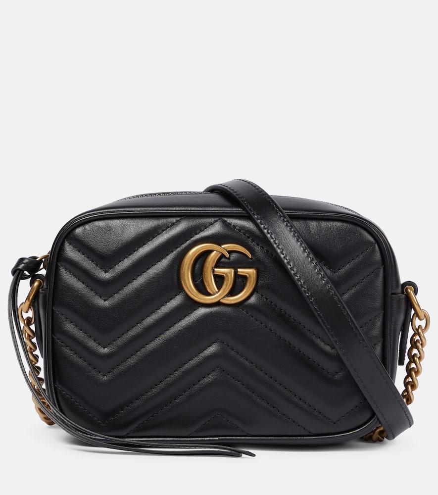 GUCCI Gg Marmont Mini Crossbody Bag In Black Product Image