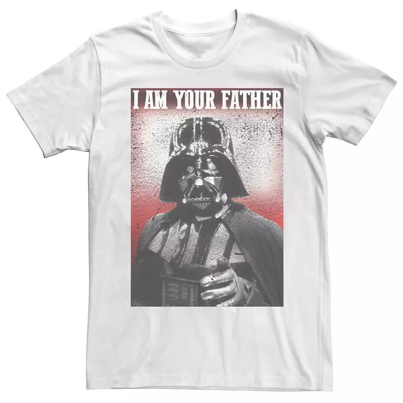 Men's Star Wars Darth Vader I Am Your Father Point Tee, Size: Medium, White Product Image