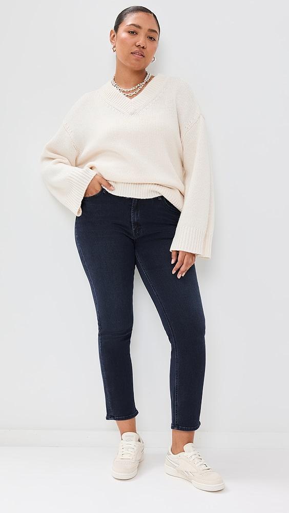 MOTHER The Mid Rise Dazzler Ankle Jeans | Shopbop Product Image