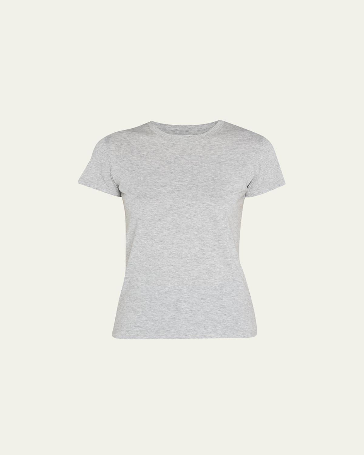 Womens Cotton Crewneck T-Shirt Product Image
