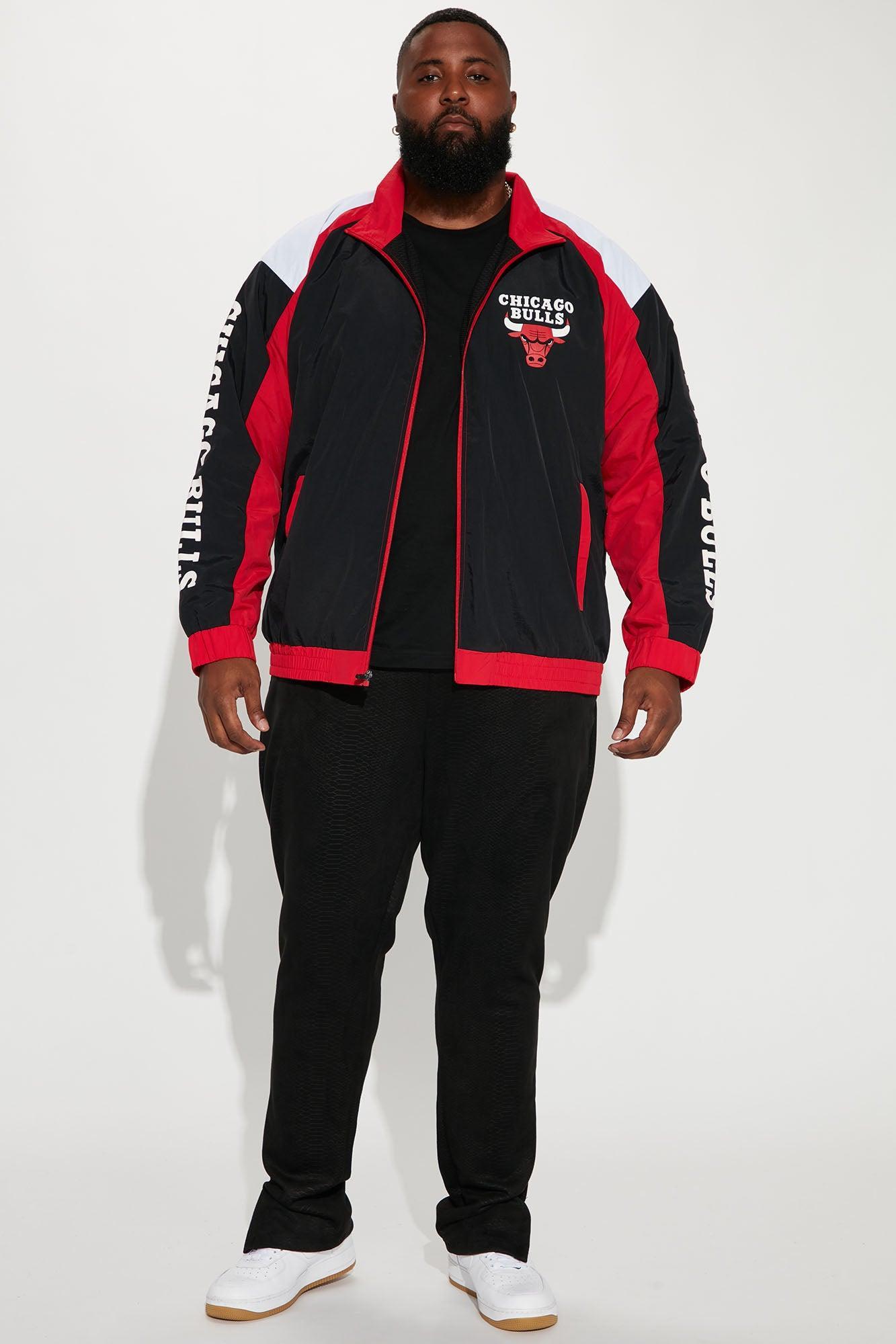 Chicago Bulls Threat Jacket - Black/Red Product Image