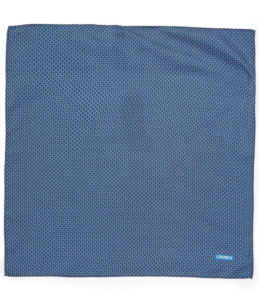 Cremieux Micro Geo Silk Pocket Square Product Image