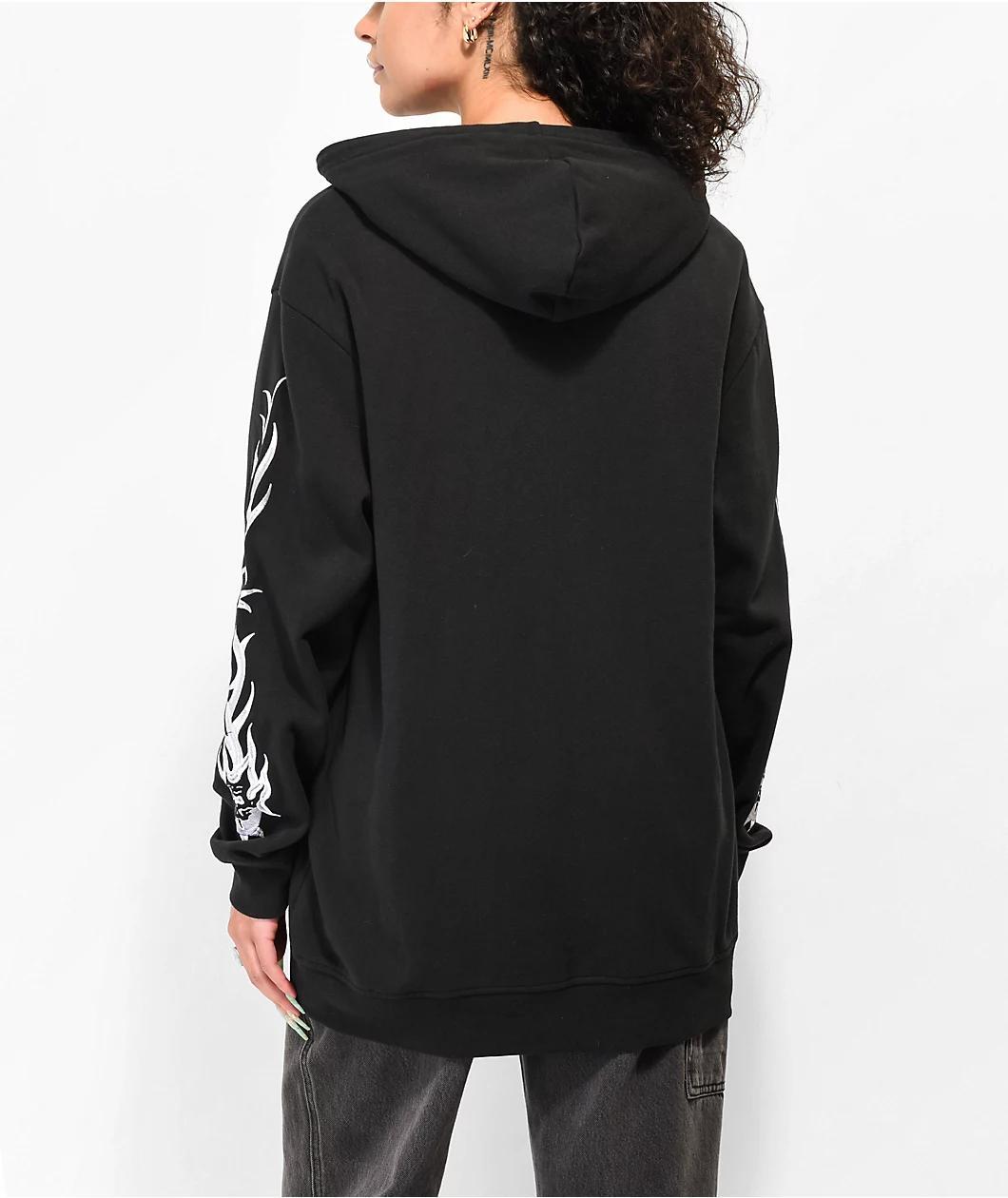 Lurking Class by Sketchy Tank Black Zip Hoodie Product Image