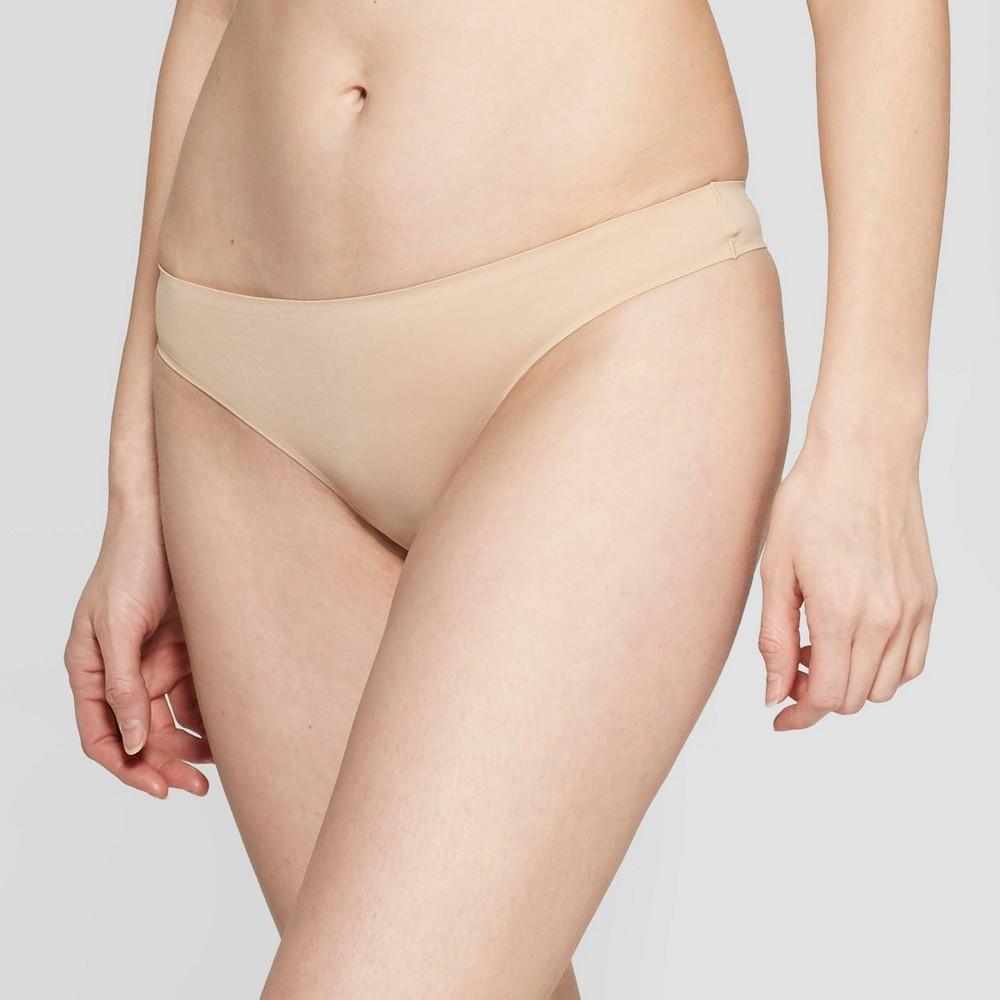 Womens Bonded Micro Thong - Auden Caramel XL Product Image