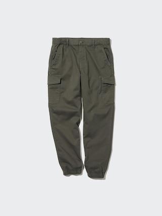 Mens Cargo Jogger Pants Olive Large UNIQLO US Product Image