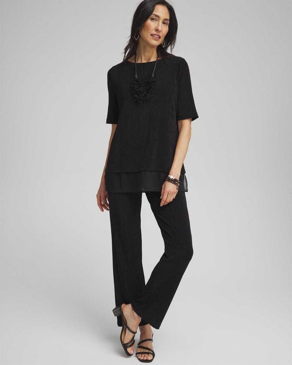 Travelers™ Chiffon Hem Top Product Image