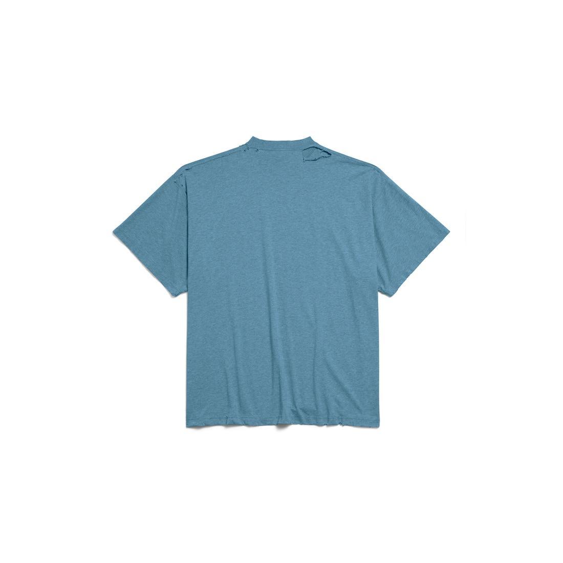 International T-shirt Oversized in Grey Blue Product Image