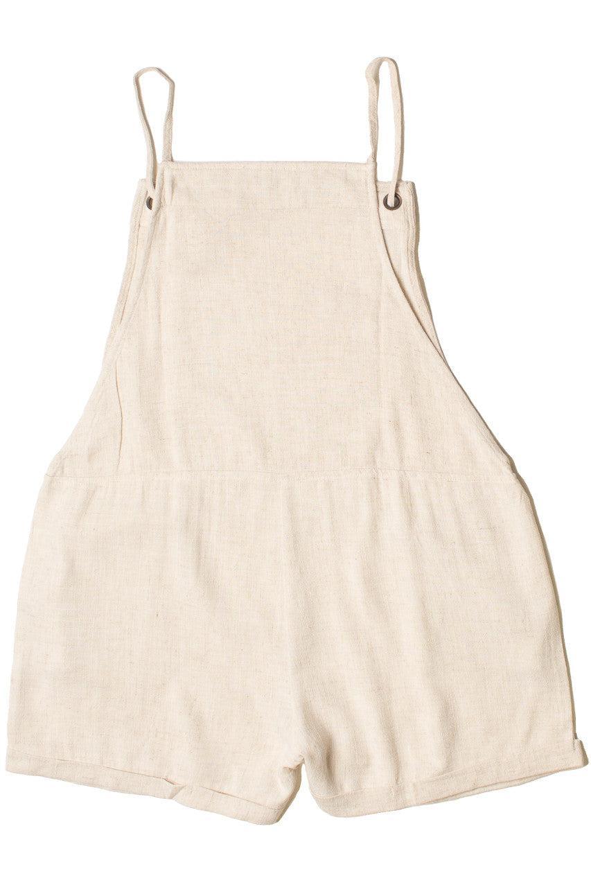 Linen Blend Lightweight Overalls Product Image