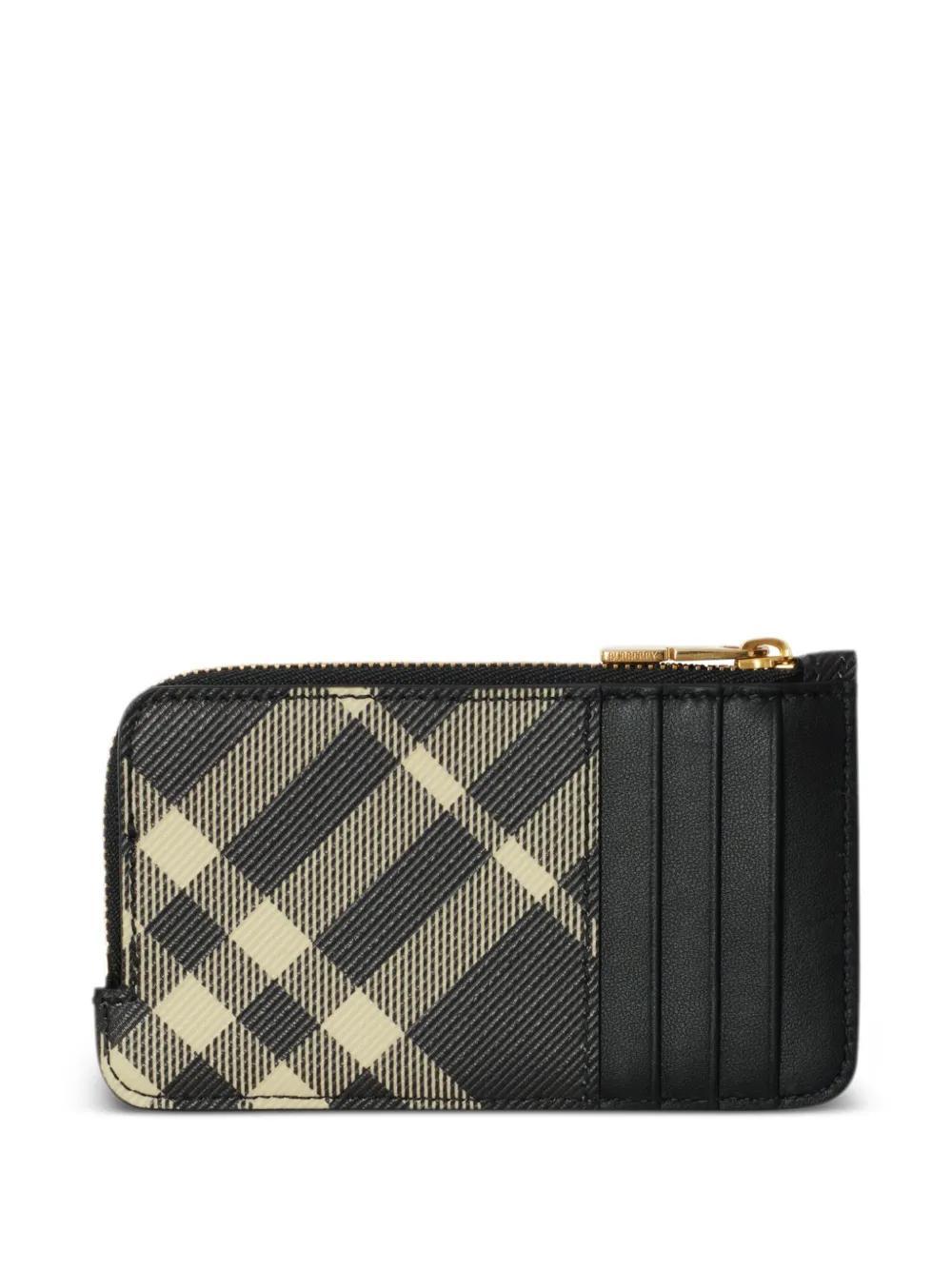 BURBERRY Vintage-check Wallet In Black Product Image