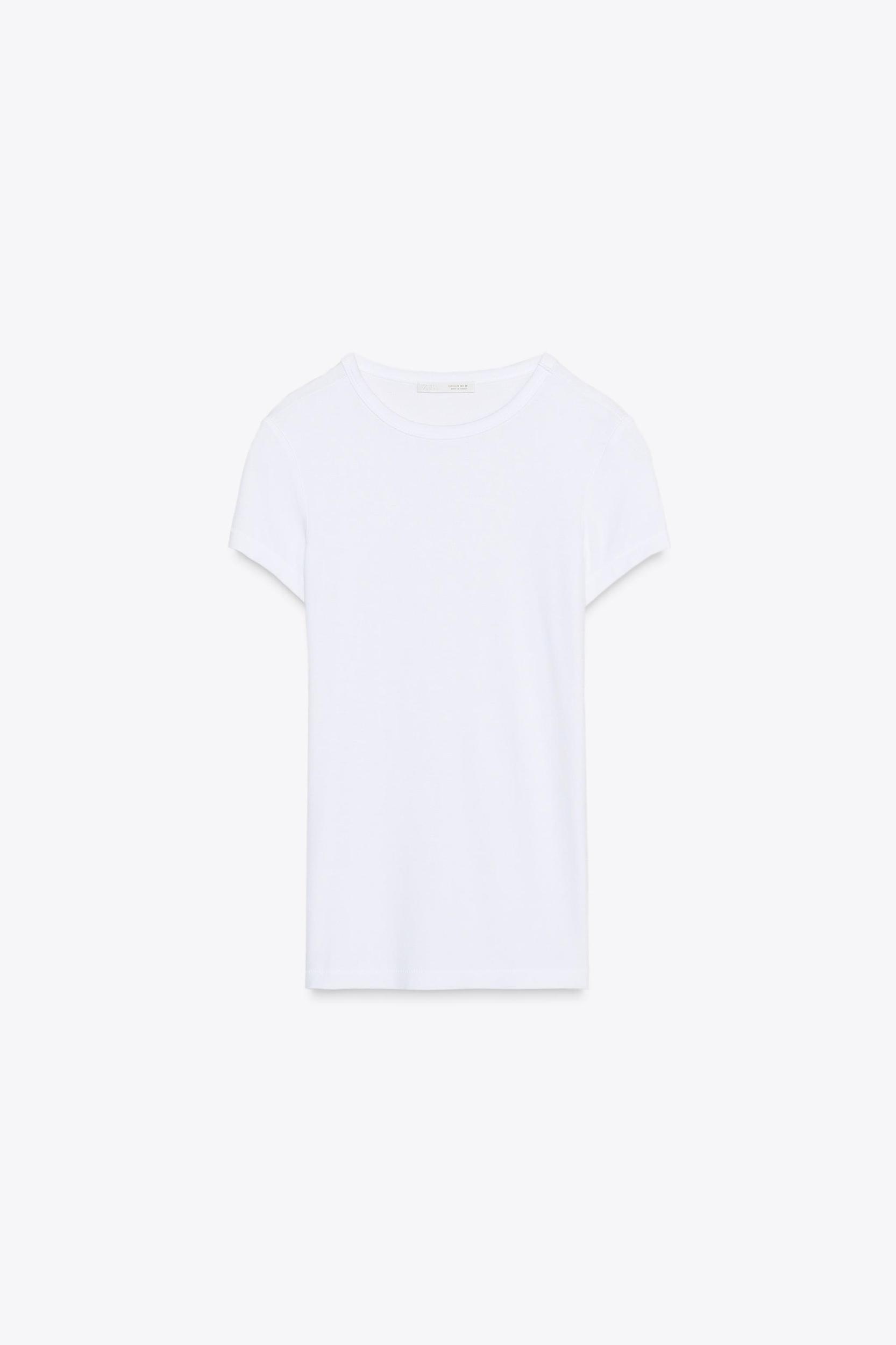 SHORT SLEEVE VISCOSE T-SHIRT Product Image
