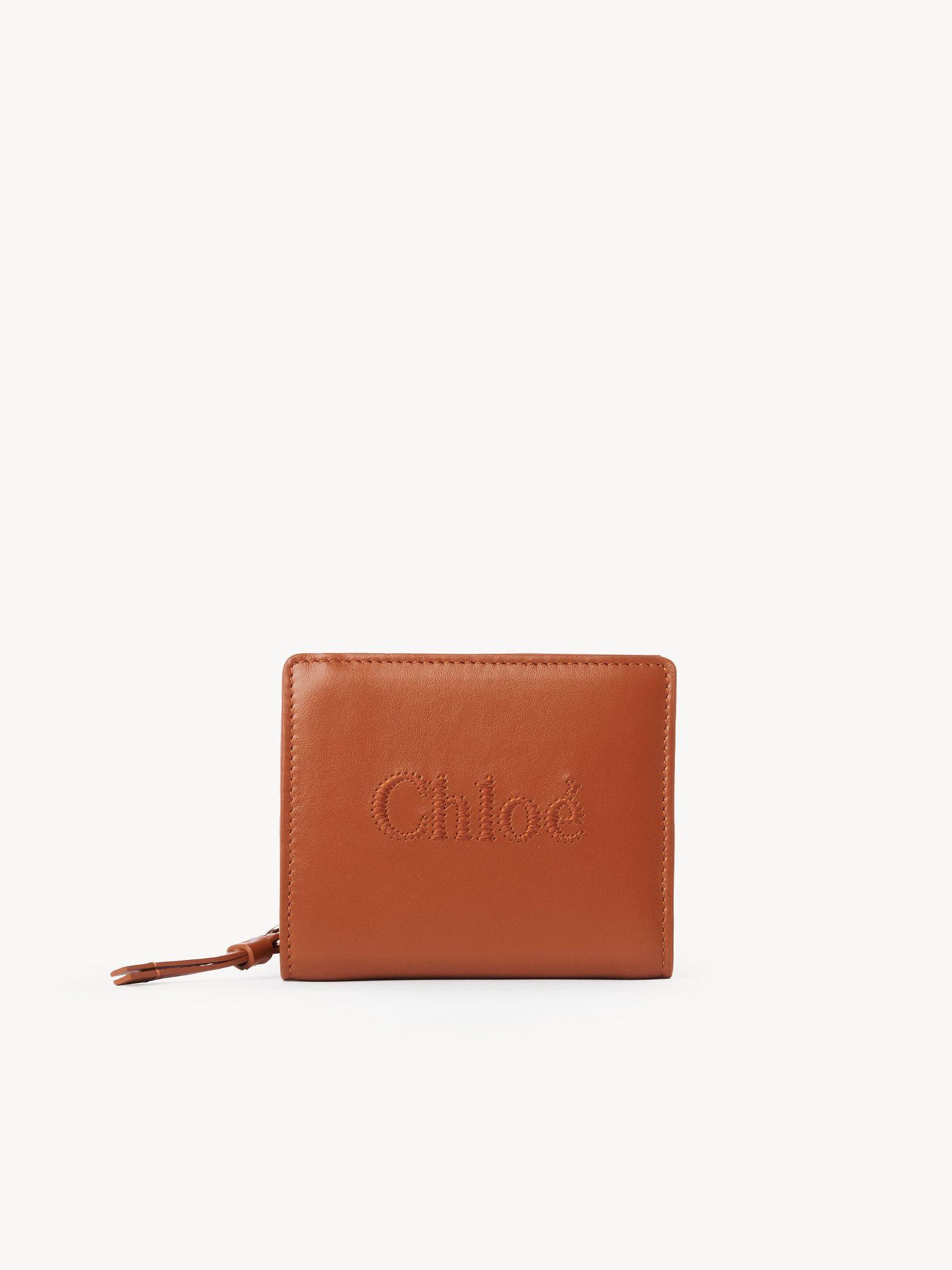 Chloé Sense compact wallet in soft leather Product Image