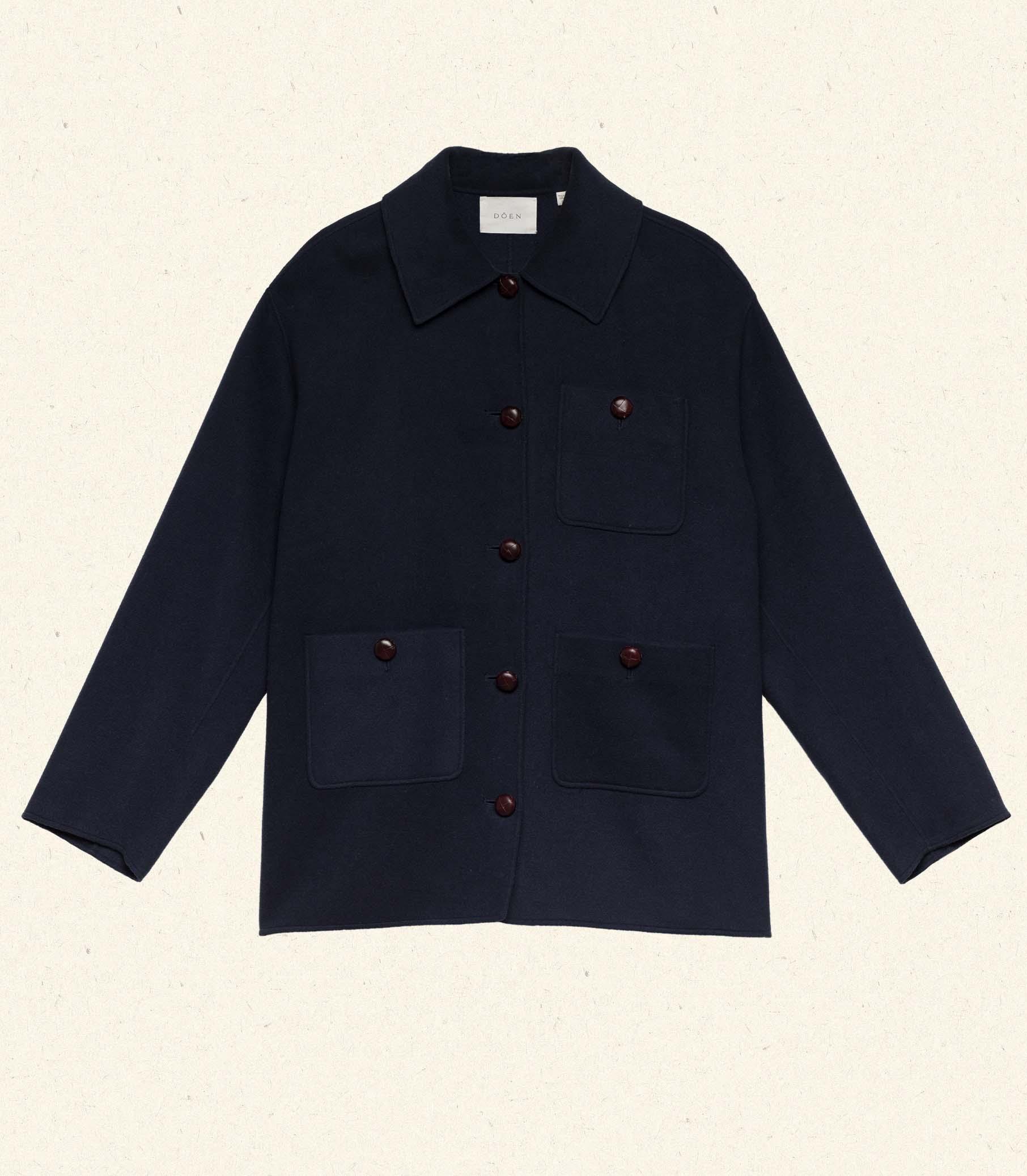 GERMAIN COAT -- NAVY Product Image